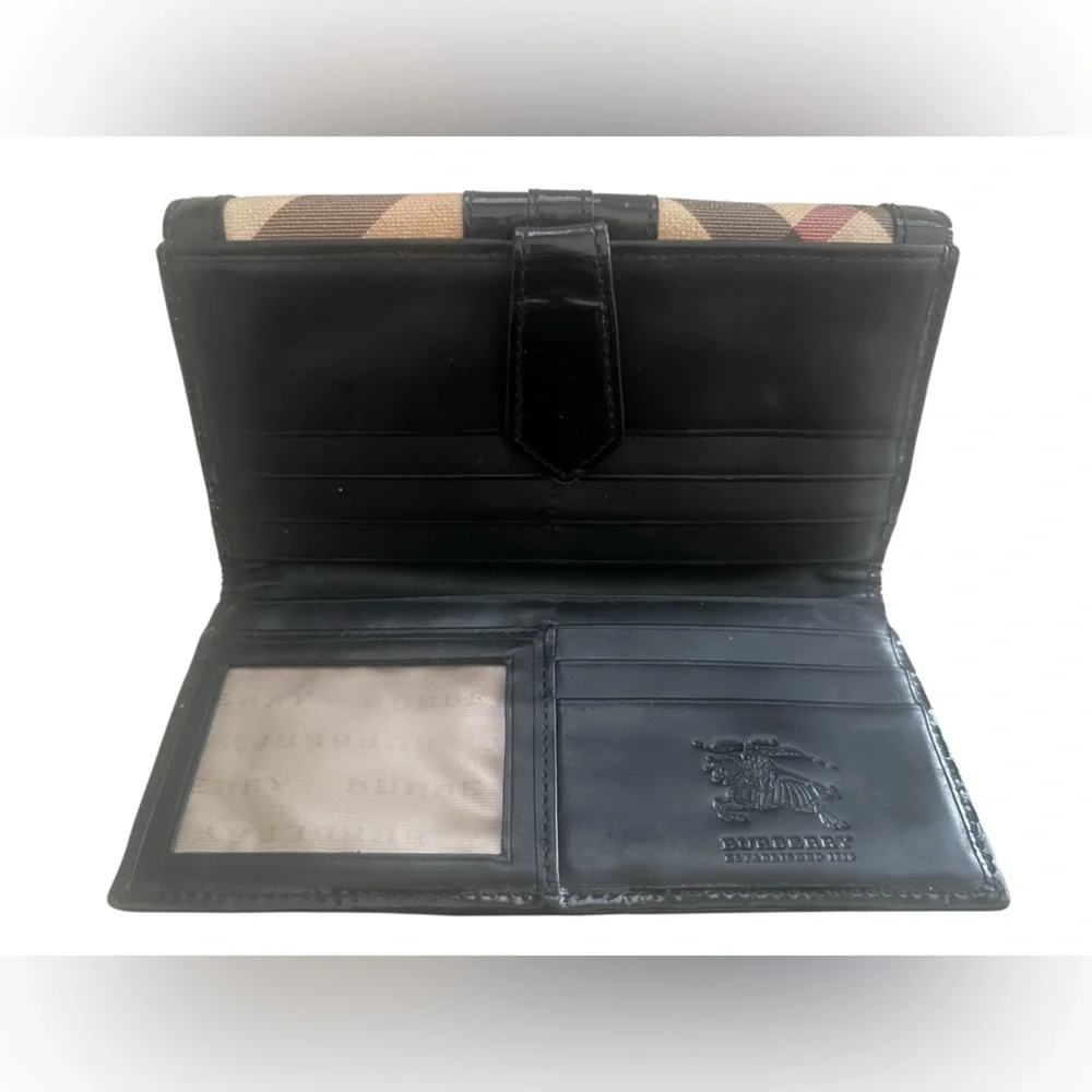Burberry Super Nova Check Continental Wallet Purse